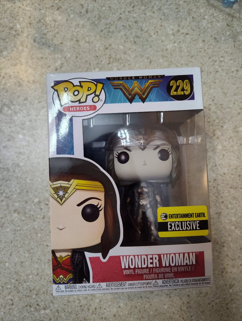 Funko Wonder Woman Vinyl Figure - Silver, Red, Blue